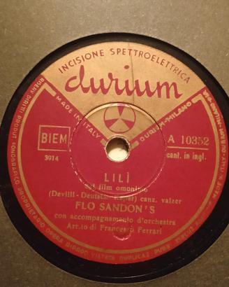 Disco raro da grammofono 