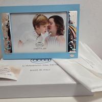 Cornice Acca Argento e Legno