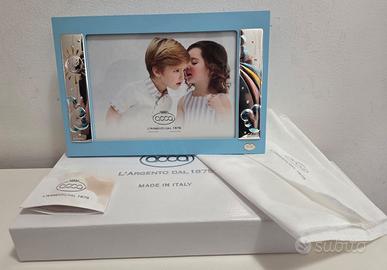 Cornice Acca Argento e Legno