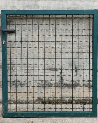 Cancello recinzione Acciaio 85x95 con serratura
