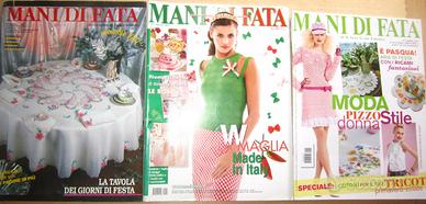 MANI DI FATA 3 riviste-2006 maggio - 2010 marzo