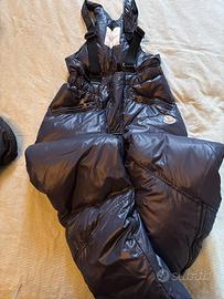 Salopette neve Moncler blu tg 12 anni