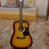 Baratto chitarra acustica con 8 set di corde nuove