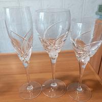 set di bicchieri cristallo davinci