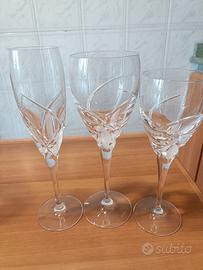 set di bicchieri cristallo davinci