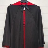 Carnevale Costume Vampiro Dracula Mantello+Gilet