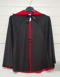 Carnevale Costume Vampiro Dracula Mantello+Gilet