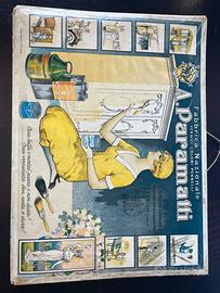 Raro cartello pubbl. Paramatti Torino originale 19
