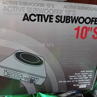 Subwoofer piatto attivo