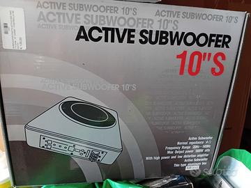 Subwoofer piatto attivo