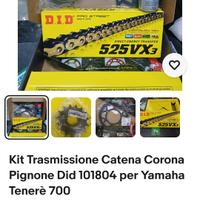 kit completo per moto 