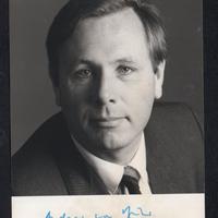 ANDREAS VON BULOW AUTOGRAFO POLITICO TEDESCO SPD