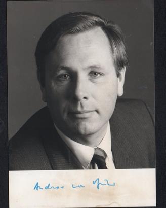 ANDREAS VON BULOW AUTOGRAFO POLITICO TEDESCO SPD