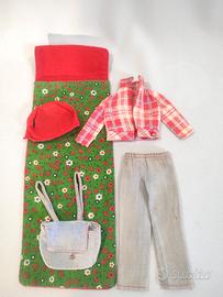 BARBIE MATTEL #7702 GETS UP N GO - CAMPEGGIO '70
