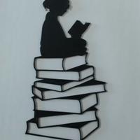 stampa 3D  ragazza che legge
