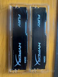 Ram ddr4 Hyper X Fury 16gb 2400mhz
