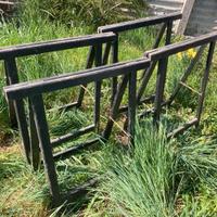 4 cavalletti in legno