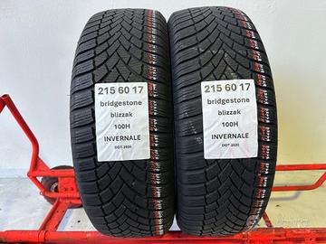 2 gomme 215 60 17 BRIDGESTONE INVERNALE