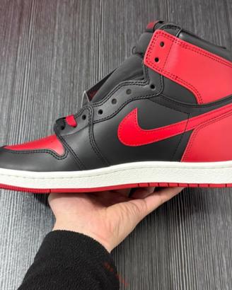 Jordan Air Jordan 1 High OG Nero e Rosso 45