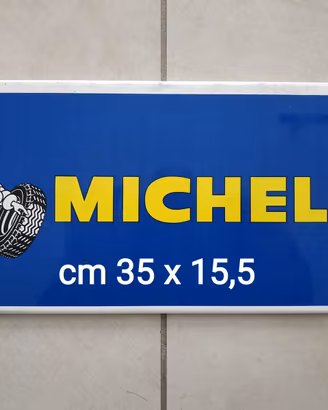 Michelin insegna metallica originale
