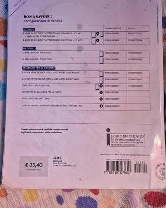 Libro di Francese "Bon à savoir! 1"