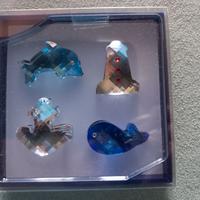 Set oggetti in cristallo Swarovski, pezzi 4
