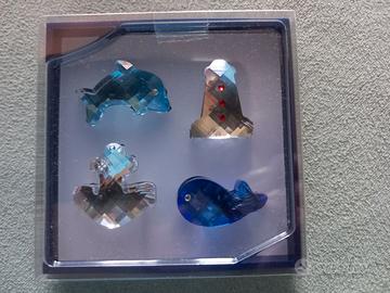 Set oggetti in cristallo Swarovski, pezzi 4