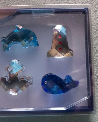 Set oggetti in cristallo Swarovski, pezzi 4