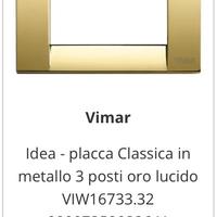 Placche per la luce Vimar Idea