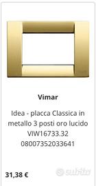 Placche per la luce Vimar Idea