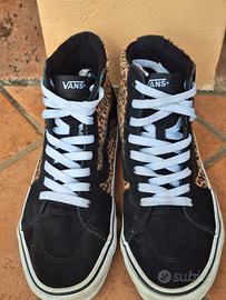 Vans nere e leopardate nr. 36.5