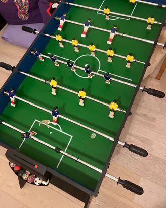 Calcio-balilla biliardino per bambini 3 in 1