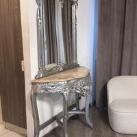 Consolle con specchiera stile barocco – 260 x 130