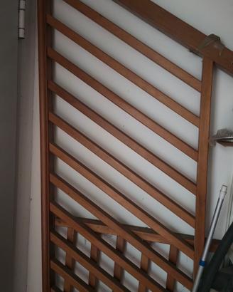 Ringhiera a legno per scale 