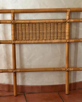 Testata letto in bambù – stile boho/etnico