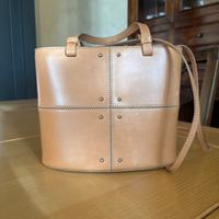 Tod's borsa a tracolla vintage in pelle beige