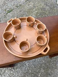 Servizio da caffè vintage in ceramica
