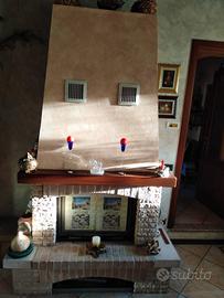 Camino a legna Clam Favilla3.84 ventilato