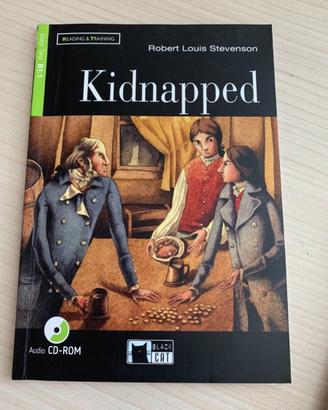 Libro Kidnapped di Robert L. Stevenson Black cat