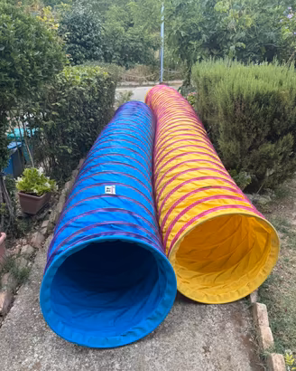 2 Fullgrip Tunnel da gara cinofila Agility