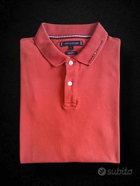 Tommy Hilfiger Polo Uomo L Corallo Y2K