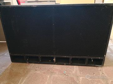 casse acustiche n.2 subwoofer 1200w rms