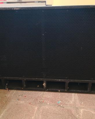 casse acustiche n.2 subwoofer 1200w rms