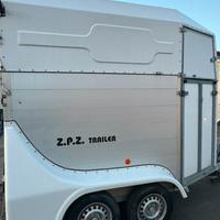 Trailer trasporto cavalli 1 posto e mezzo Z.P.Z