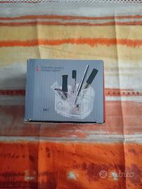 Organizer per cosmetici a cuore 8 scomparti