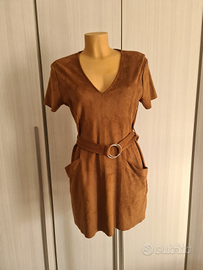 Abito estivo effetto camoscio