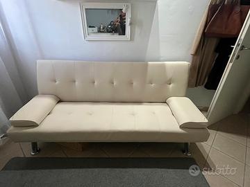 divano letto click clack in similpelle