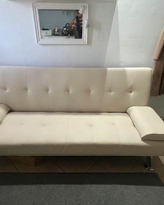 divano letto click clack in similpelle