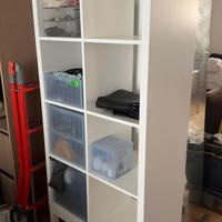 IKEA KALLAX bianco 77x147 cm con base originale