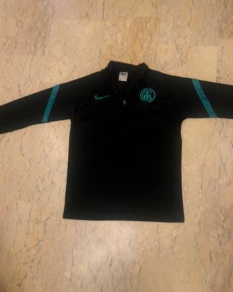 Tuta nike inter originale cerniera sopra rotta